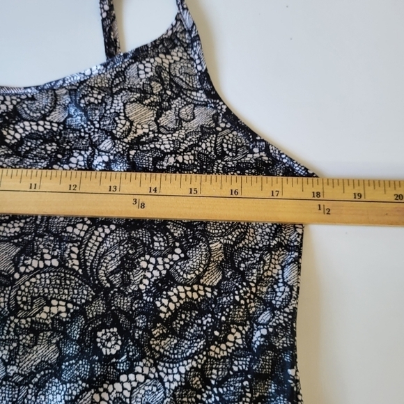 Lacey floral Print Babydoll Chemise/Lingerie in size Large George - Picture 7 of 9